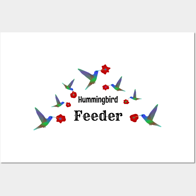 Hummingbird Feeder Label Wall Art by Davey's Designs